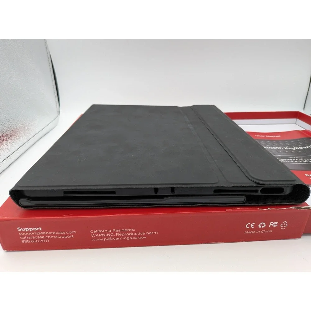 SAHARA Bluetooth Keyboard Case‎ for iPad Pro 12.9 inch Black Detachable